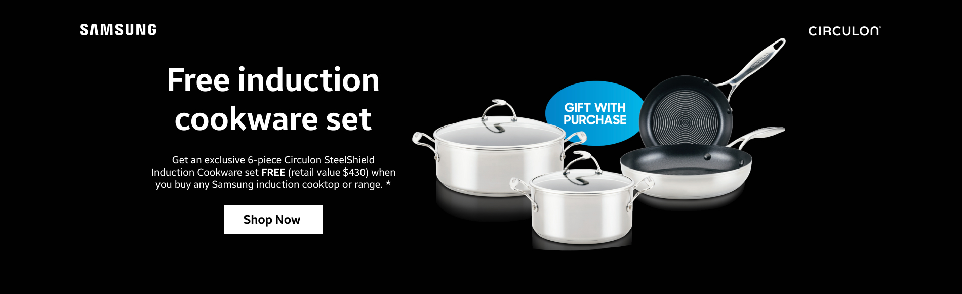 Samsung Free Induction Cookware